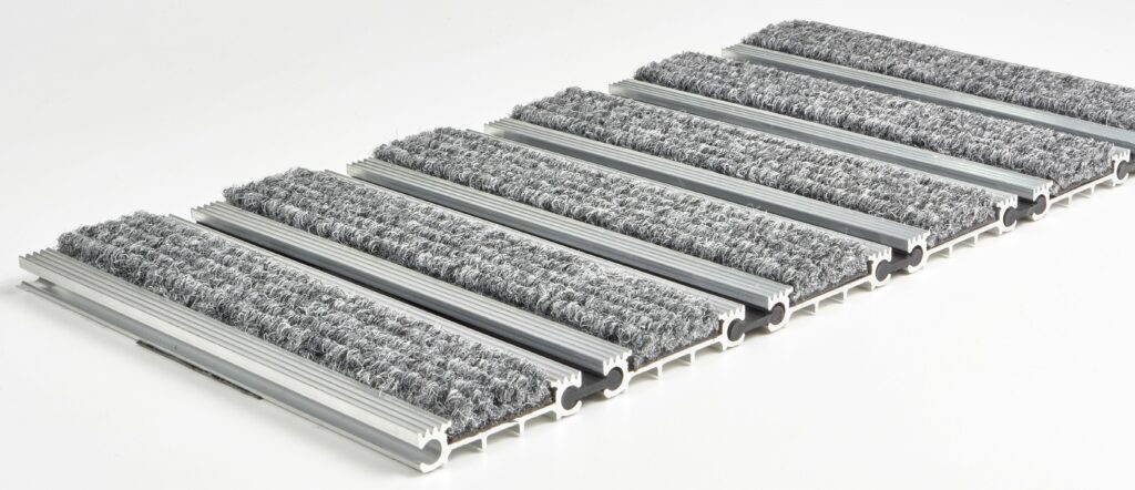 széles változat, PVC töltet, Atrium fekete textil, Bfl-s1