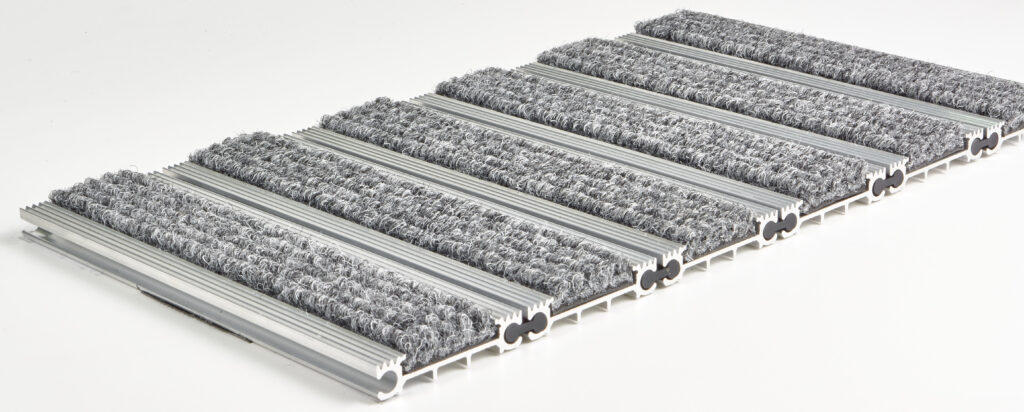 keskeny változat, PVC töltet, Atrium fekete textil, Bfl-s1